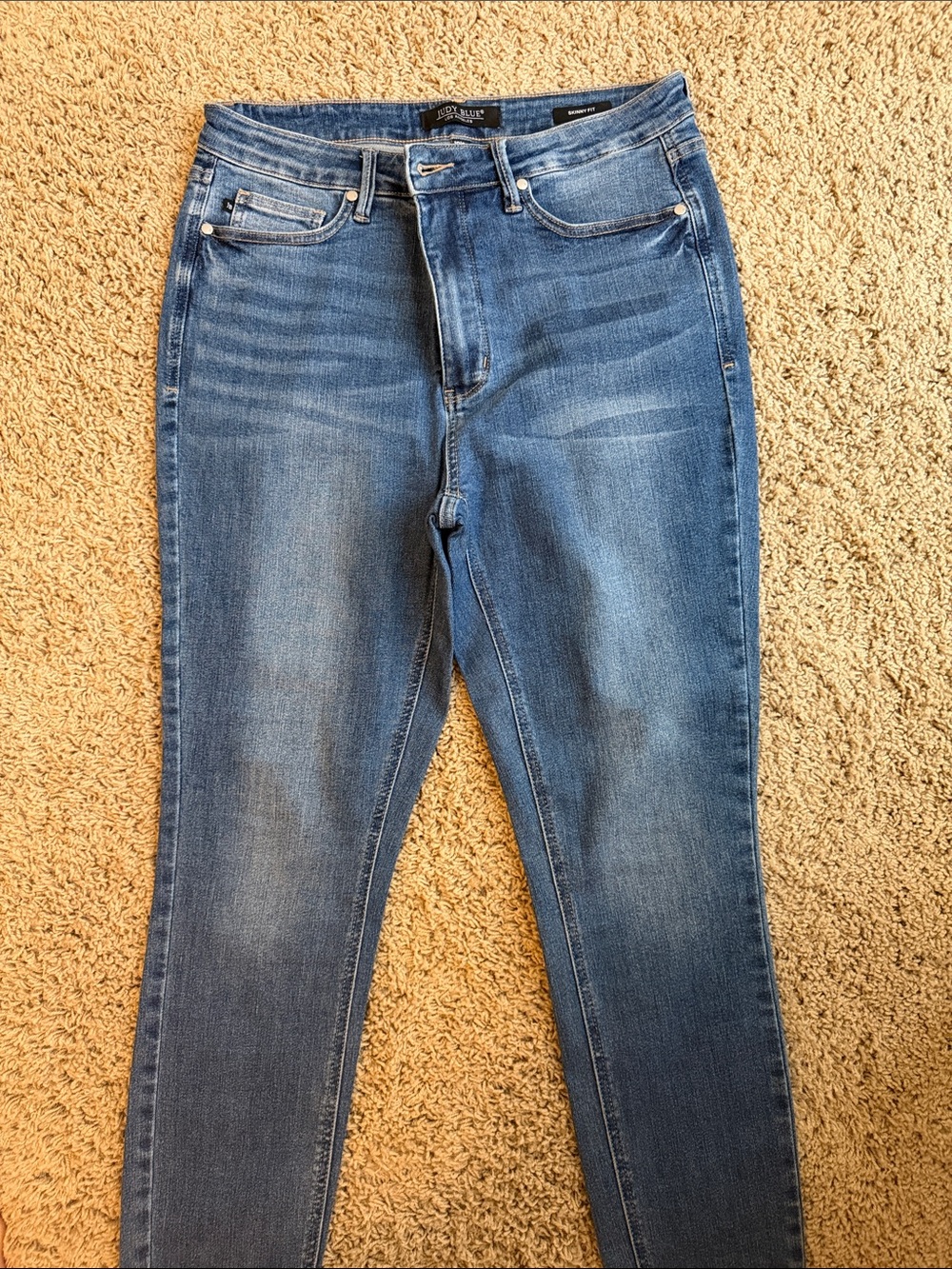 Judy Blue Women's Skinny Jeans - Medium Blue Wash
